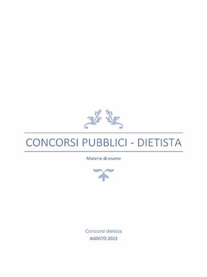 cover image of Concorsi pubblici. Dietista